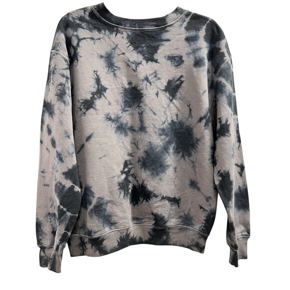 AC/DC Highway To a Hell thrashed tie dye band sweatshirt oversized sz S - Picture 3 of 5